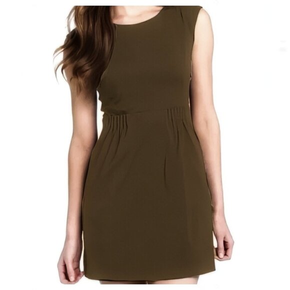 THEORY Shyann Dress Size 12 Pintucked Sheath - Picture 1 of 12